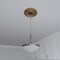 Ekena Millwork Cole PVC Ceiling Medallion (Fits Canopies up to 4 1/4"), Bright Coat Gold, 13"OD x 3 1/2"ID x 3/4"P CMP13COBGL - alternate 8